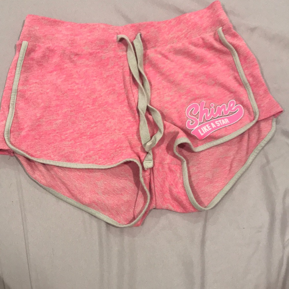 pink pajama shorts